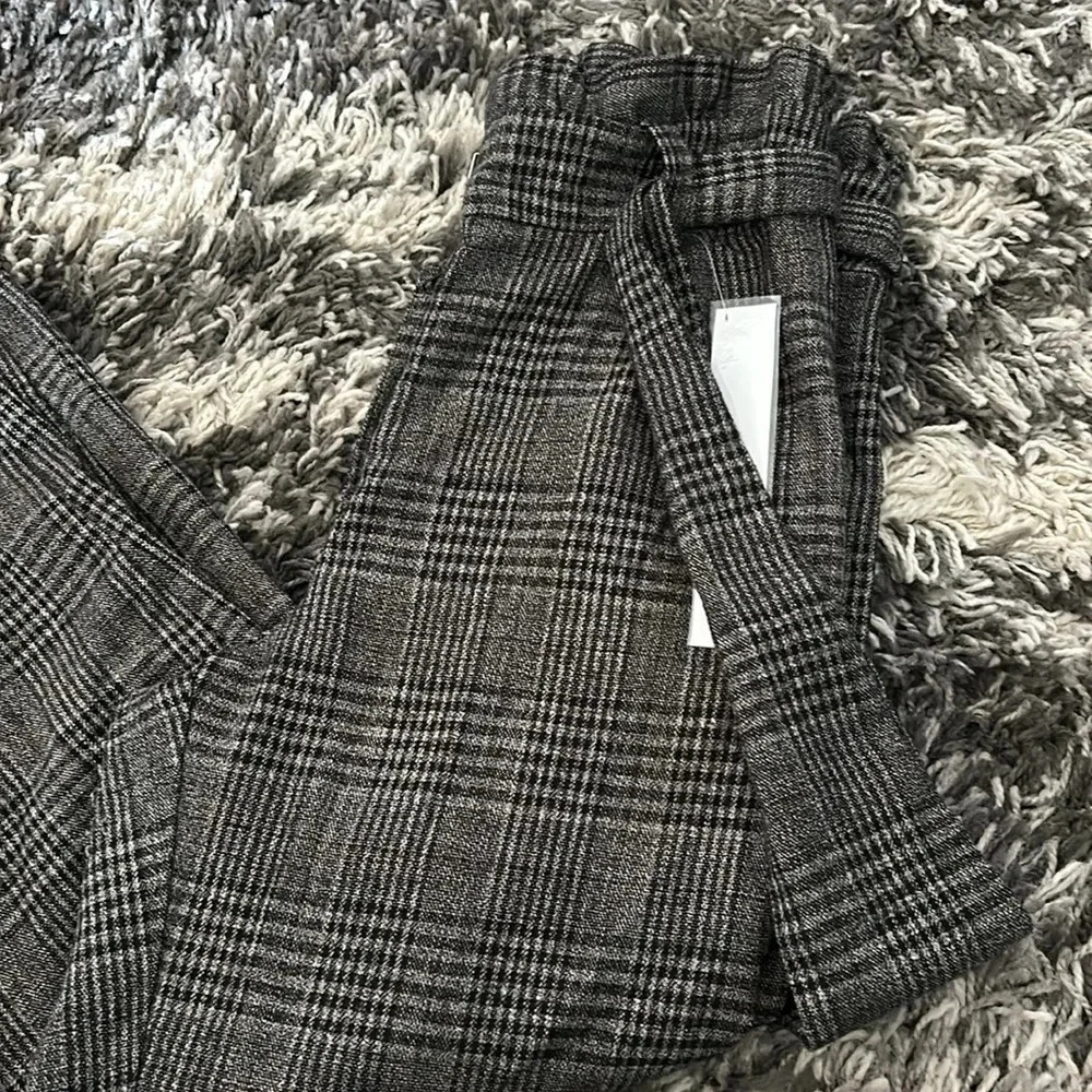 Gray Patterned Topshop Pants - Picture 3 of 6